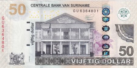 Suriname 50 Dollars - Banque - Kasikasima - 2020 - NEUF - P.NEW