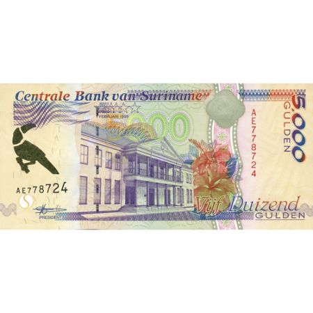 Suriname Billet 5000 Gulden SURINAM