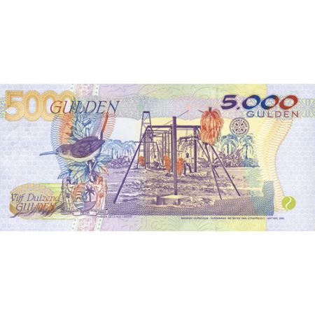 Suriname Billet 5000 Gulden SURINAM
