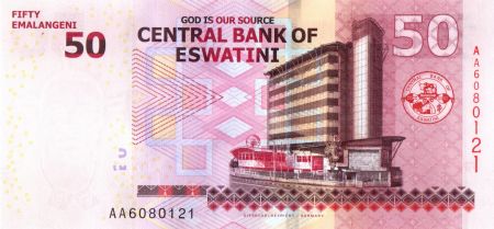Swaziland 50 Emalangeni - Roi Mswati III - Tour - 2021 - P.NEW