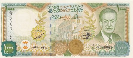 Syrie 1000 Pounds - Hafez Al-Assad - Série D25 -1997
