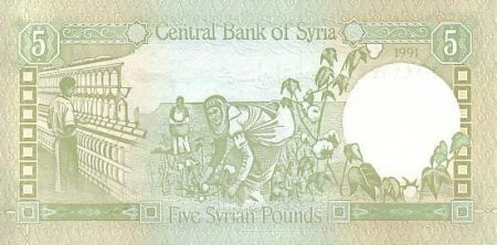 Syrie 5 Pound Théatre Bosra - Coton
