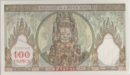 Tahiti 100 Francs Minerve 1961 Spécimen - PCGS MS 64