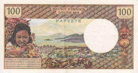 Tahiti 100 Francs Tahitienne - 1971 - Série R.2 - TTB+ - P.24a