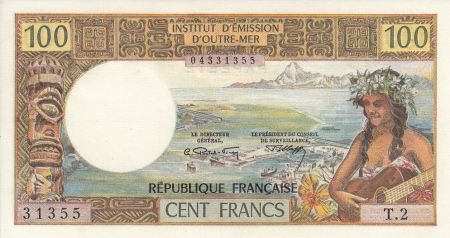 Tahiti 100 Francs Tahitienne - ND (1973) - Série T.2