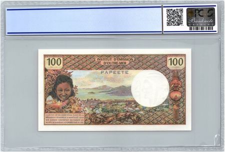 Tahiti 100 Francs Tahitienne - Série A.2 - PCGS UNC 66 OPQ