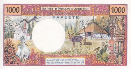 Tahiti 1000 Francs - Tahitienne - ND (1977) - Série R.2 - P.27b