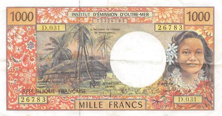 Tahiti TERRITOIRES FRANCAIS DU PACIFIQUE - 1000 FRANCS 2003 /2006