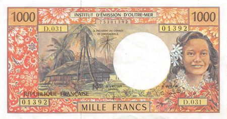 Tahiti TERRITOIRES FRANCAIS DU PACIFIQUE - 1000 FRANCS 2003 /2006