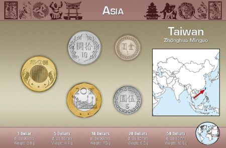 Taïwan Monnaies du Monde - Taiwan