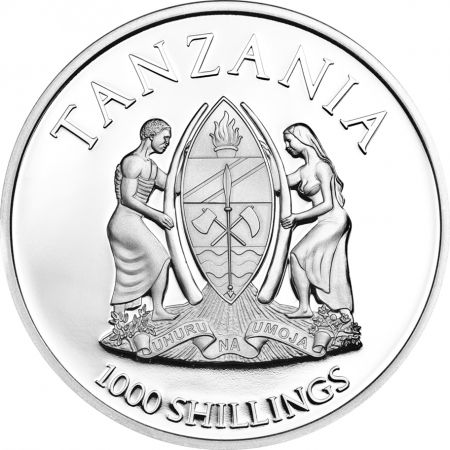 Tanzanie 1 000 Shillings 2014 - Vautour