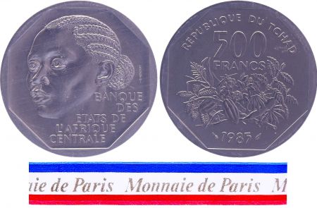 Tchad 500 Francs - 1985 - Essai