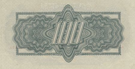 Tchécoslovaquie 100 Korun 1944 - Vert - Série AO - Spécimen