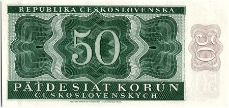 Tchécoslovaquie 50 Korun - Mineur - 1950