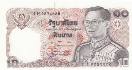 Thaïlande 10 Baht - Rama IX - 1980  - NEUF - P.87