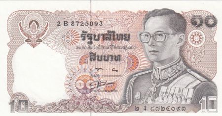 Thaïlande 10 Baht, Rama IX - 1980 Sign. 56 - Neuf