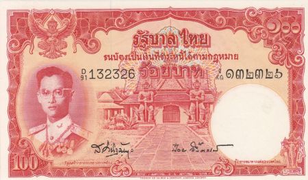 Thaïlande 100 Baht Rama IX - Temple de Dawn - 1955 Sign. 41