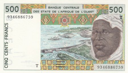 Togo 500 Francs homme 1993 - Togo