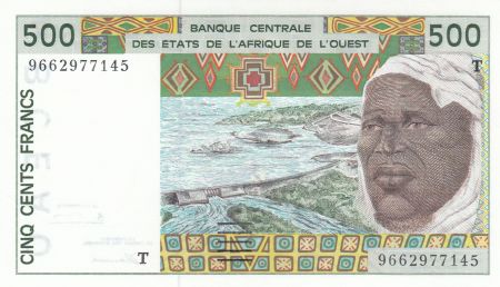 Togo 500 Francs homme 1996 - Togo