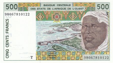 Togo 500 Francs homme 1998 - Togo