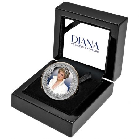 Tokelau Diana  Princesse de Galles - 1 Once argent couleur - 5 Dollars Tokelau 2022