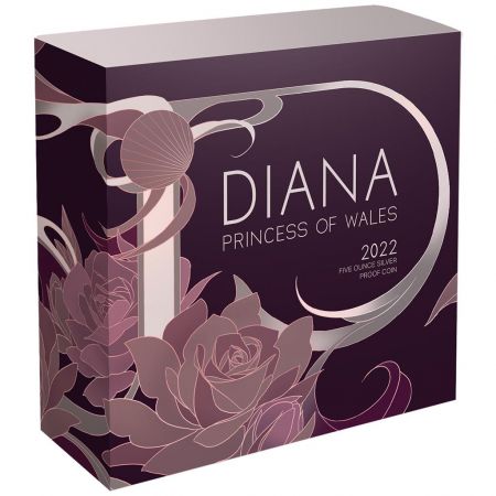 Tokelau Diana  Princesse de Galles - 5 Onces argent - 10 Dollars Tokelau 2022