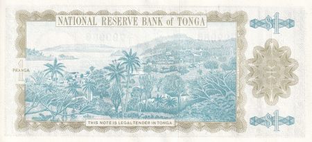 Tonga 1 Pa Anga - Roi Taufa \'Ahau - Mer - Palmiers - ND (1992-1995) - P.25
