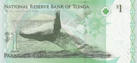 Tonga 1 Pa Anga - Roi Tupou V - Baleine - 2008 - 2014 - Neuf - P.37