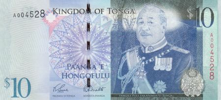 Tonga 10 Pa Anga - Roi Tupou V - 2008 - 2014