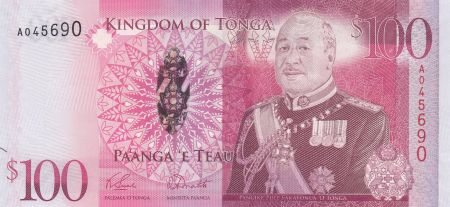 Tonga 100 Pa Anga - Roi Tupou V - 2008 - 2014