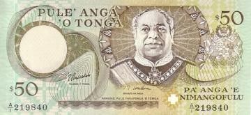 Tonga 50 Pa Anga Anga, Roi Taufa Ahau - Port Vava\'u
