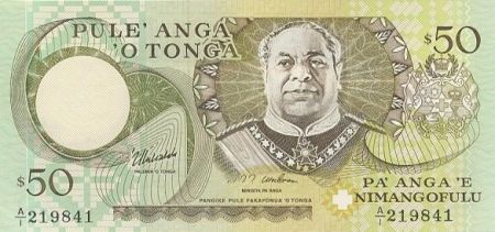 Tonga 50 Pa Anga Anga, Roi Taufa Ahau - Port Vava\'u