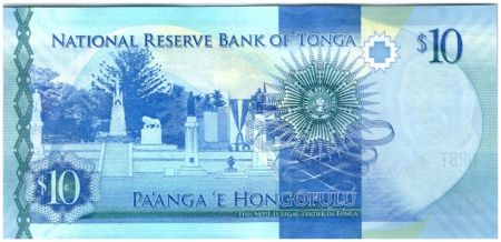 Tonga New3.2015 10 Pa Anga, Roi Pangike Pule Fakafonua - 2015