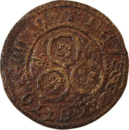 TOURNAI - Jeton de compte aux 3 cercles GETTOIS - XVe siècle - Mit.607