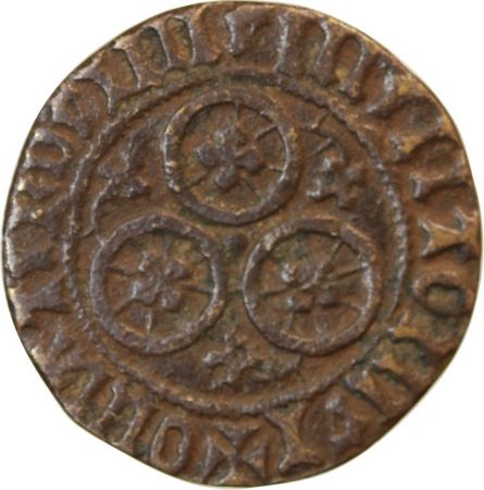 TOURNAI - Jeton de compte aux 3 cercles MATER DEI - XVe siècle - Mit.604 var.