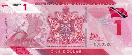 Trinidad et Tobago 1 Dollar - Oiseaux - Polymer - 2020 - P.NEW