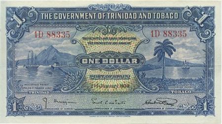 Trinidad et Tobago 1 Dollar Mer et Bateaux