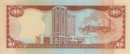 Trinidad et Tobago 1 Dollar Oiseaux - Armoiries 2002
