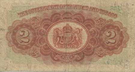 Trinidad et Tobago 2 Dollars Mer et Bateaux - 1942