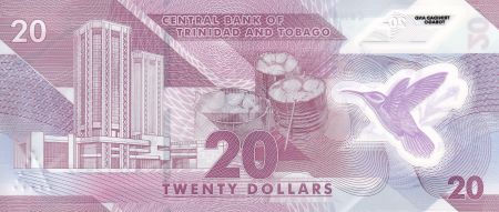 Trinidad et Tobago 20 Dollars - Oiseaux - Polymer - 2020 - NEUF - P.NEW