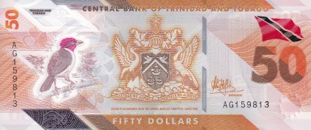 Trinidad et Tobago 50 Dollars - Oiseaux - Polymer - 2020 - NEUF - P.NEW