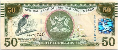 Trinidad et Tobago 50 Dollars Oiseaux - Immeuble 2012