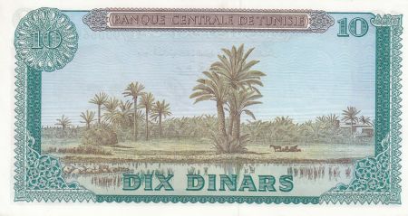 Tunisie 10 Dinars - Bourghuiba - 01.06.1969