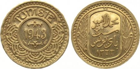 Tunisie 100 Francs, Protectorat Francais - 1943