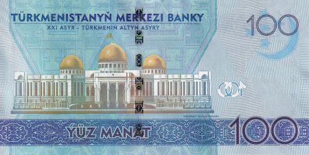 Turkménistan 100 Manat - Oguz Han Turkmen - 25ème anniversaire de la neutralité - 2020 - P.NEW