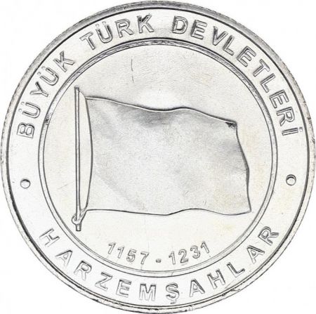 Turquie 1 Kurush Drapeau - Dynastie Khwarazmian 1157-1231 - 2015