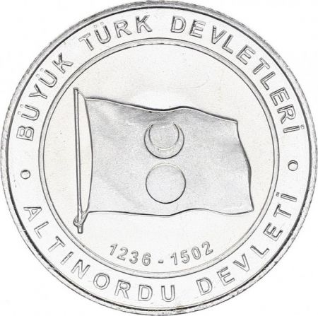 Turquie 1 Kurush Drapeau - Golden Horde 1236-1502 - 2015