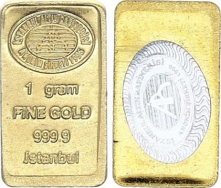 Turquie 1 Lingot 1 Gr, Istanbul Gold Refinery - ND