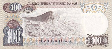 Turquie 100 Turk Lirasi - Pdt Ataturk - ND (1979) - Série I - P.189b