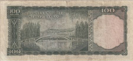Turquie 100 Türk Lirasi L.1930 (1964) - Atatürk, Rivière